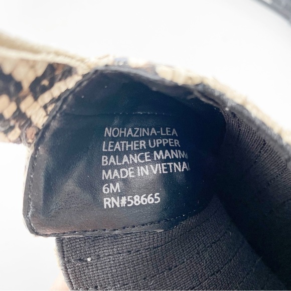 NORDSTROM Hazina Animal Print Leather Chelsea Boots NEW Size 6 - Picture 3 of 7